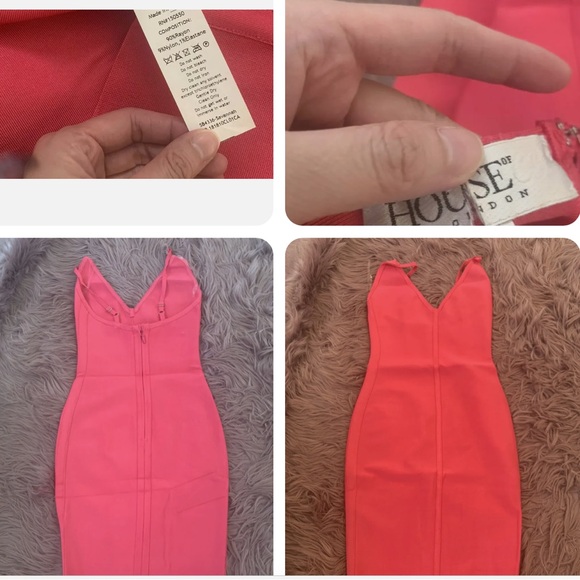 House of CB Savannah Deep V Bandage Midi Dress - Picture 11 of 14